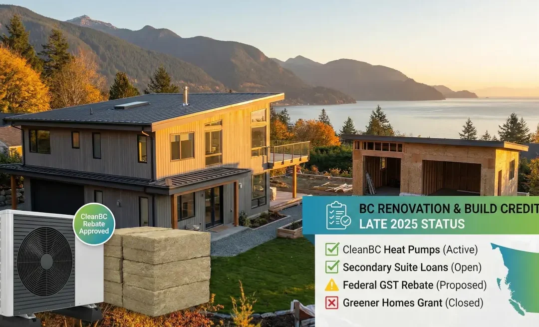 The 2025 Rebate Report: What’s Still Available for BC Homeowners?